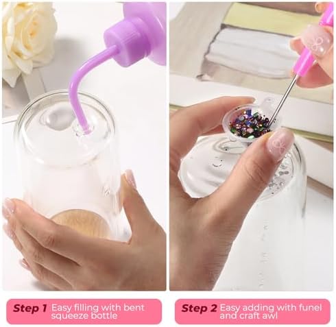 Rainbow Glitter Snow Globe Tumbler Kit