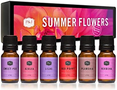 PJ Trading Summer Flowers Fragrance Oil Set of 6