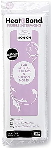 HeatnBond Medium Weight Iron-On Fusible Interfacing