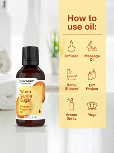 Horbach Warm Vanilla Sugar Fragrance Oil 1 Fl Oz