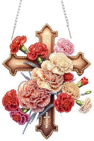 Beautiful Flower Cross Bird Diamond Art Kit 5D DIY