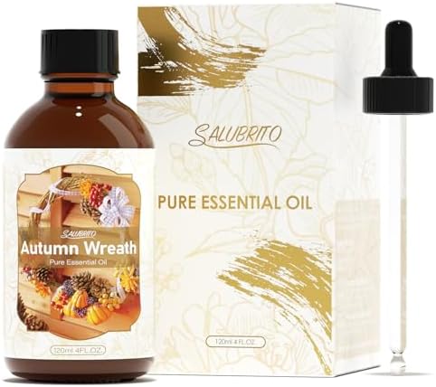 SALUBRITO Fall Essential Oil 4 Fl Oz for Diffuser and Candle