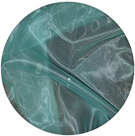 New Star Fabrics Aqua Sheer Organza - 10 Yards - Wedding DIY Use