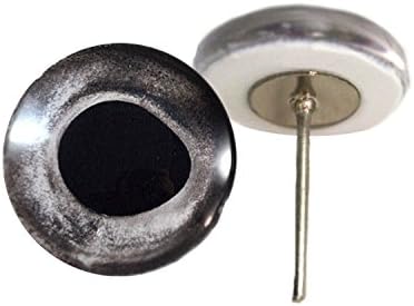 Natural Silver Fish Glass Eyes for Doll Making and Crafts
