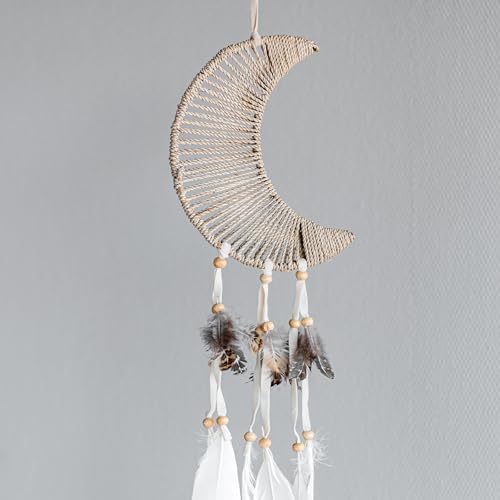 PATIKIL 2 Inch Gold Dream Catcher Hoop Rings 4 Pcs