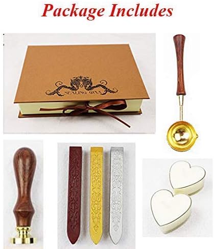 Custom Monogram Wedding Wax Seal Stamp Set