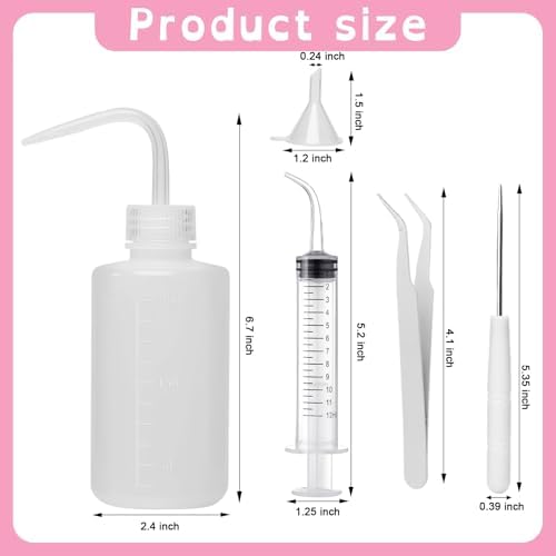 6 Pcs Snow Globe Tumbler Making Kit DIY Supplies
