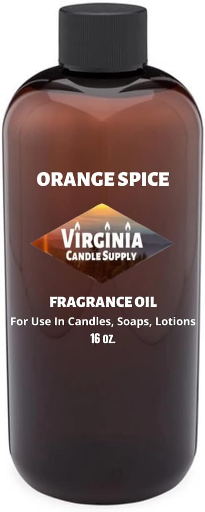 Orange Spice Fragrance Oil 16 oz Bottle for Crafts