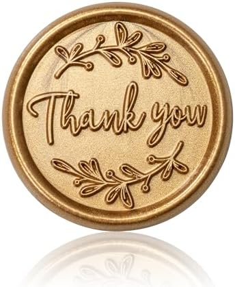 SWANGSA 30Pcs Thank You Wax Seal Stickers
