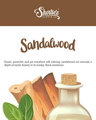 Shorties Candle Company Pure Sandalwood Wax Melts - 3 Oz Bar