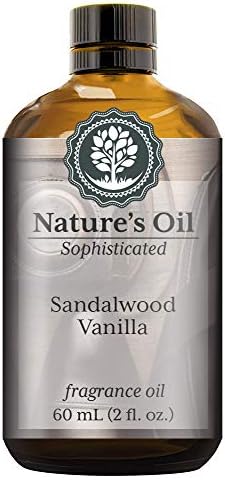 Sandalwood Vanilla Fragrance Oil 60ml for Cologne and More