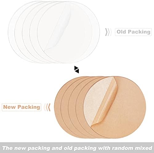 BENECREAT 5PCS 6 Inch Clear Acrylic Sheets for DIY Projects
