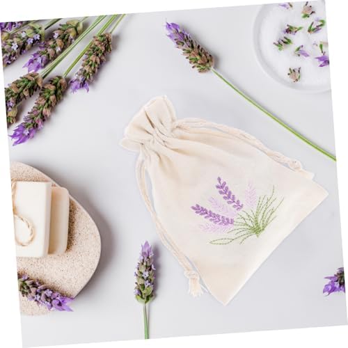Cabilock 12pcs Lavender Sachet Bags Drawstring Empty Packaging Pouches