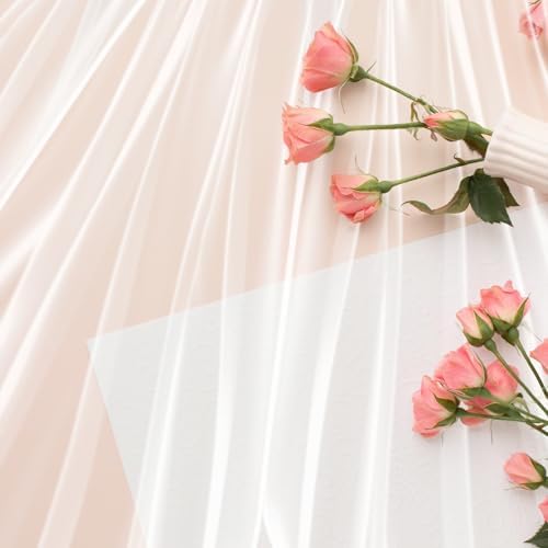 CANIPHA Organza Sheer Fabric for Bridal Decor 72x59in