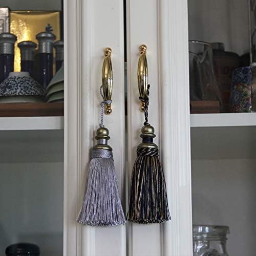 2 Pack Tassel Key Tassels with Loops for DIY Crafts