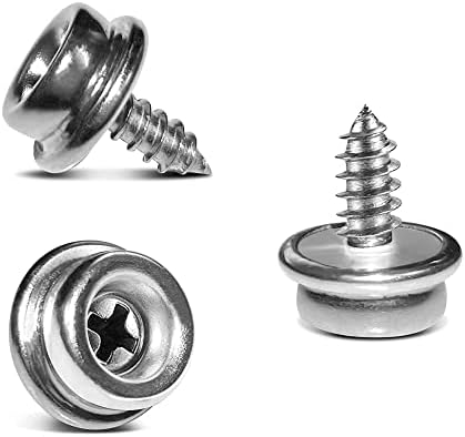 YeeBeny 50PCS 38 Stainless Steel Stud Snaps