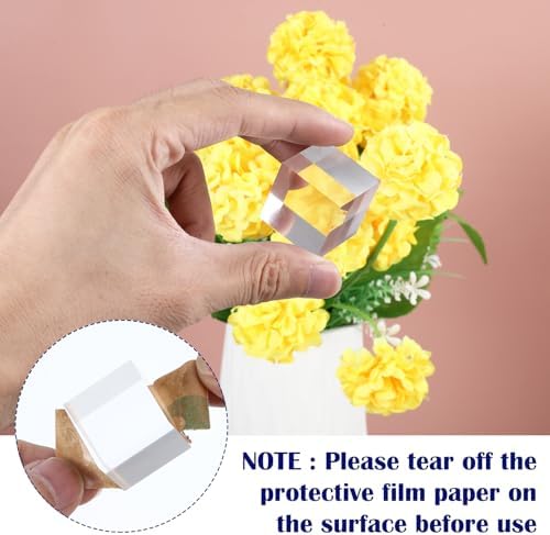 16 Pcs Clear Acrylic Display Blocks for Jewelry and Collectibles