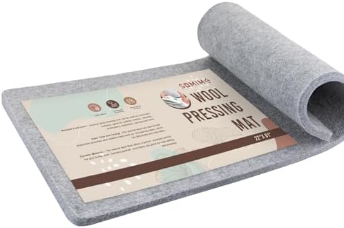 Somime 22x61 Inch Wool Pressing Mat for Quilting and Sewing