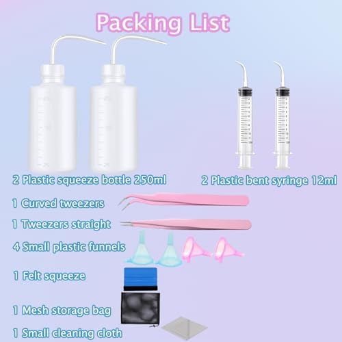 12 Piece Snow Globe Tumbler Making Kit for DIY Glitter Snow Globes