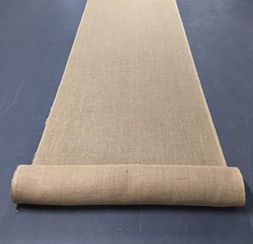 AAYU Jute Burlap Aisle Runner Roll 34x60ft