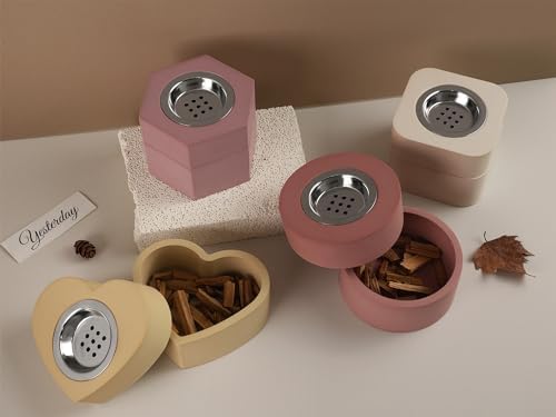 Heart Shaped Incense Holder Resin Silicone Mold Set