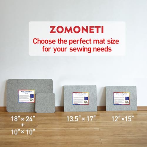 ZOMONETI Wool Pressing Mat 15x12 Inches