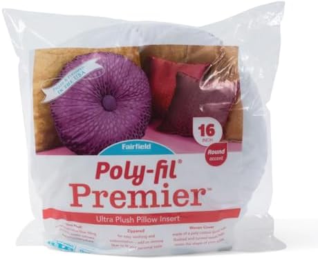 Fairfield Poly-Fil Premier Ultra Plush Pillow Insert 16 Inch