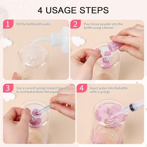 6 Pcs Snow Globe Tumbler Making Kit DIY Supplies