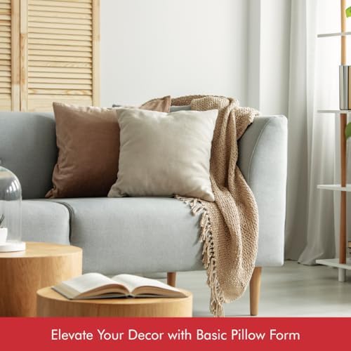 Fairfield Poly-Fil Basic Pillow Inserts 2 Pack 24x24 White