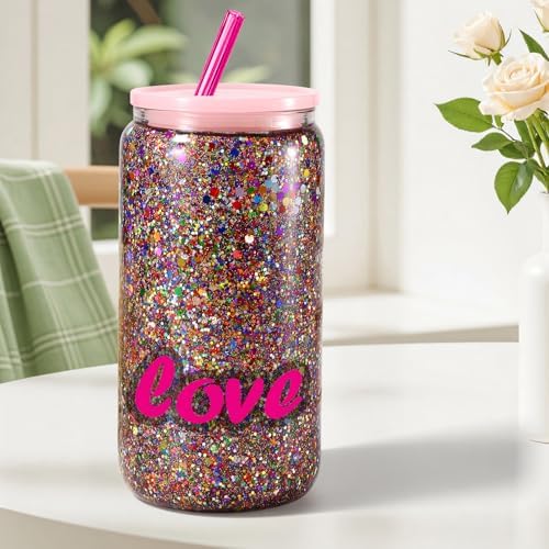 Rainbow Glitter Snow Globe Tumbler Kit