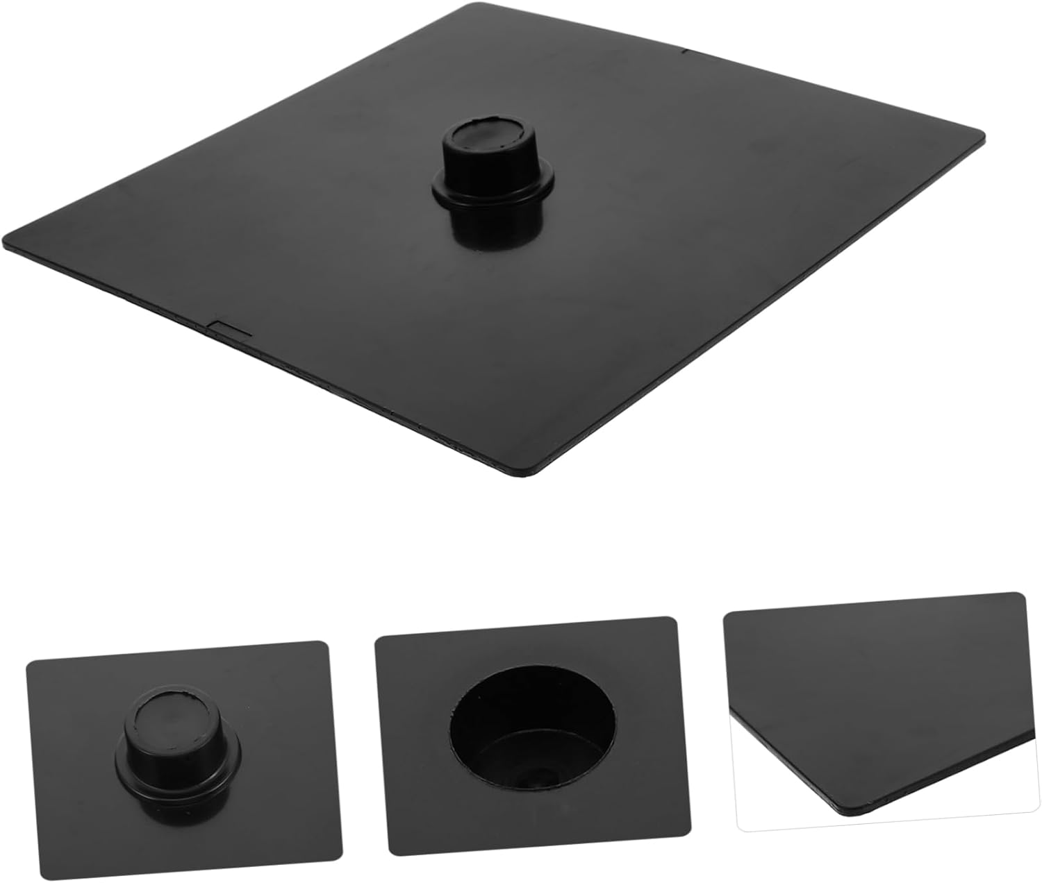 SUPVOX DIY Hand Sculpture Base Mold Black Pedestal Stand for Resin Crafting
