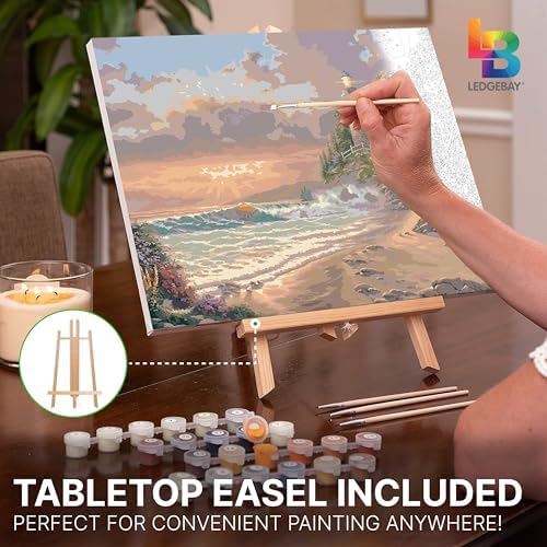 Ledgebay Adult Paint by Numbers Kit Framed Canvas