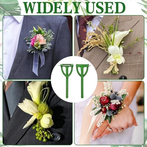 30Pcs Green Triangle Safety Pins for Men Brooch Clips