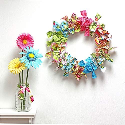 FloraCraft Extruded Craft Foam Wreath 17x117 Inch White