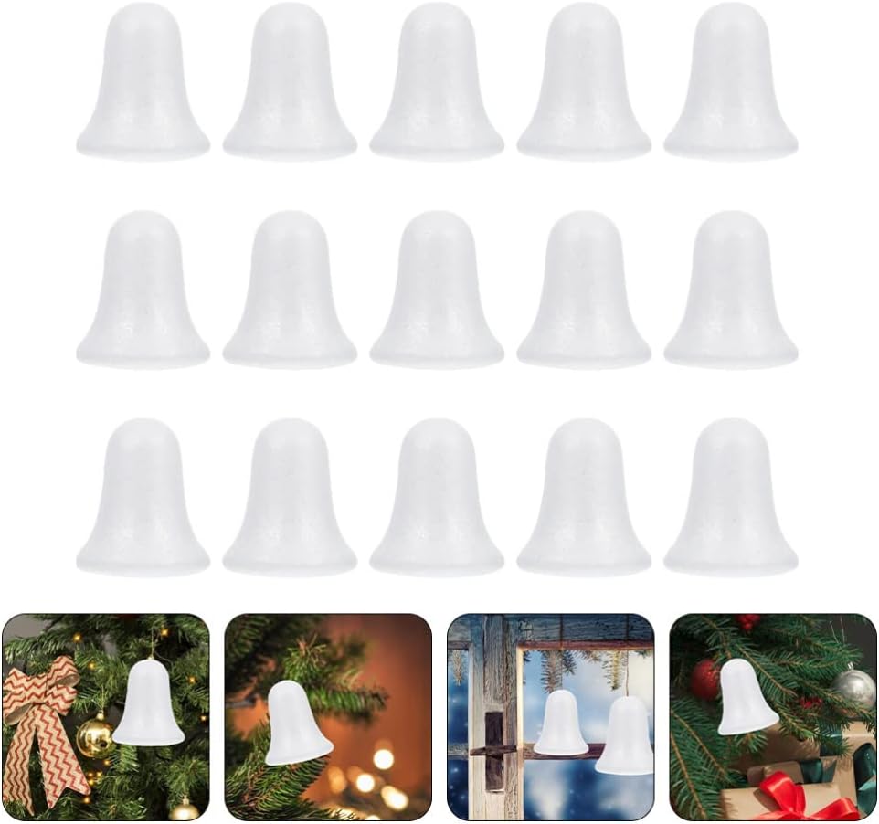 SEWACC 15pcs Foam Bells DIY Craft Decorations