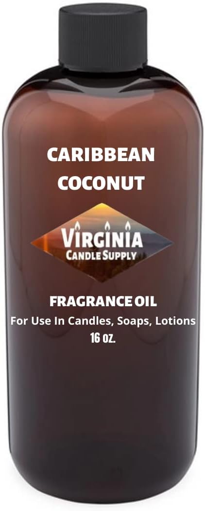 Caribbean Coconut Fragrance Oil 16 oz for Candle Making