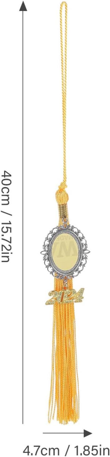 Class of 2024 Graduation Tassel with Photo Charm Decoration