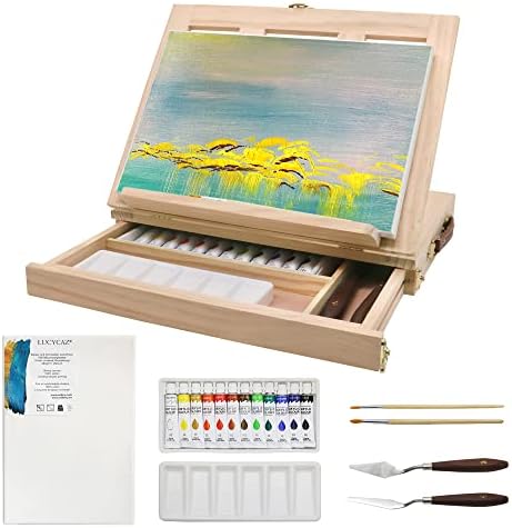 LUCYCAZ Art Easel Set for Kids and Artists