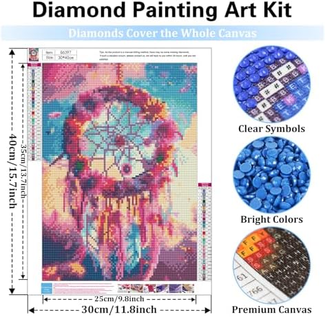 Reivworl Diamond Art Kit for Adults 12x16 Inch