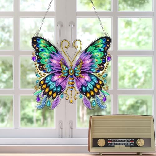 5D Diamond Art Kit for Butterfly Pendant
