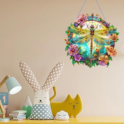 DIY Diamond Art Pendant Ornament with Chain