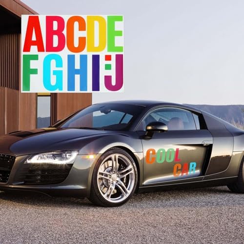 102PCS Large Letter Stickers for Decor and Signage