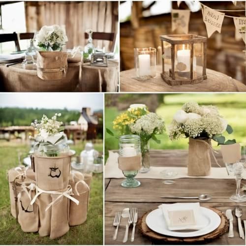 40 Inches Wide x 24 Feet Long Burlap Roll - Premium Jute Liner