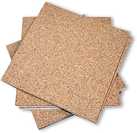 Flowe Self-Adhesive Cork Tiles for Wall Use