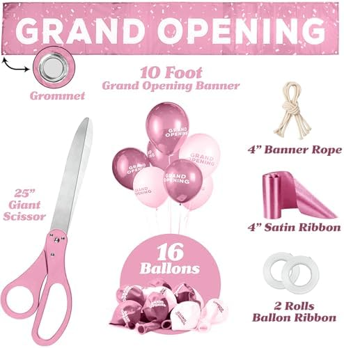 Upper Midland Products Deluxe Grand Opening Ribbon Cutting Kit