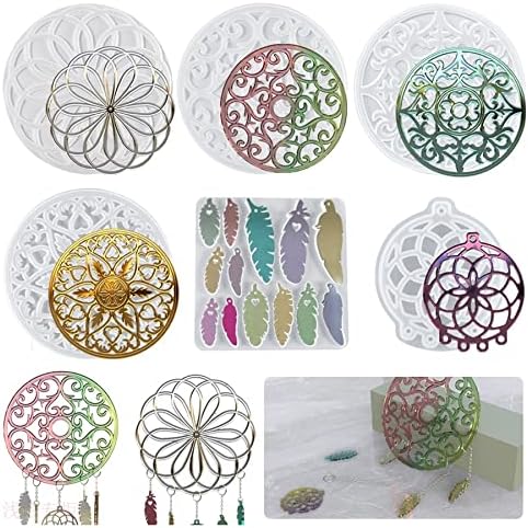 Woohome Dreamcatcher Resin Silicone Molds 3pcs