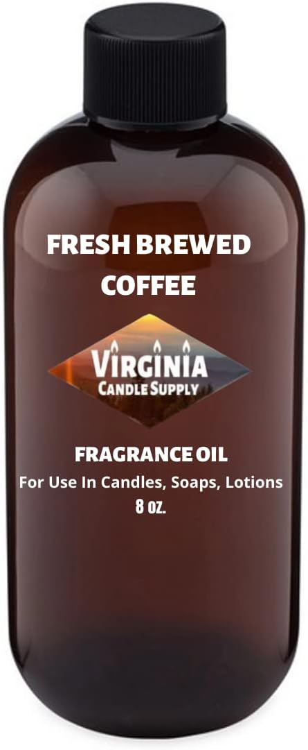 Fresh Brewed Coffee Fragrance Oil 8 oz for Candles Soap Room Spray