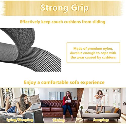 KAEGREEL Non-Slip Cushion Pads with Hook Loop Tape