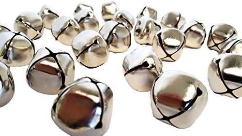 Dondor Silver Jumbo Jingle Bells 24 Pack