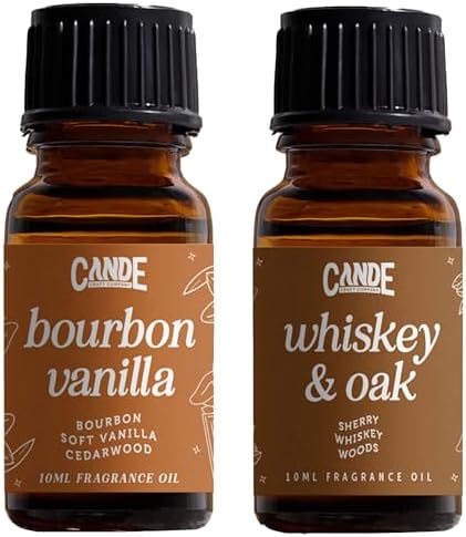 CE CRAFT Premium Fragrance Oil 2-Pack Bourbon Vanilla Whiskey Oak